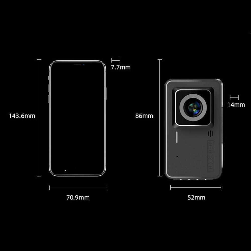 4 hüvelykes 1080P DVR menetrögzítő 150 fokos széles látószögű autós kamera éjszakai funkcióval (BBD) 8