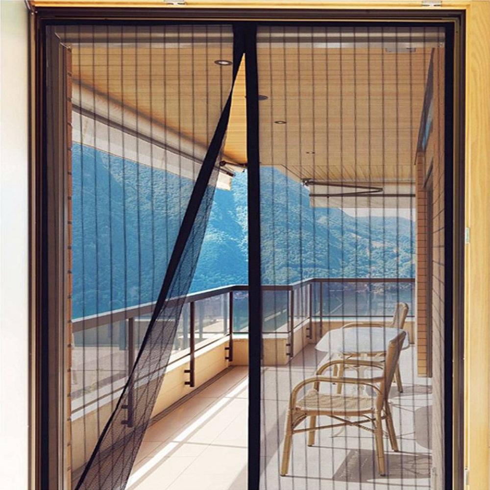 Ajtóra rögzíthető mágneses szúnyogháló – méretre vágható – 220 x 100 cm (BB-12523) (7)