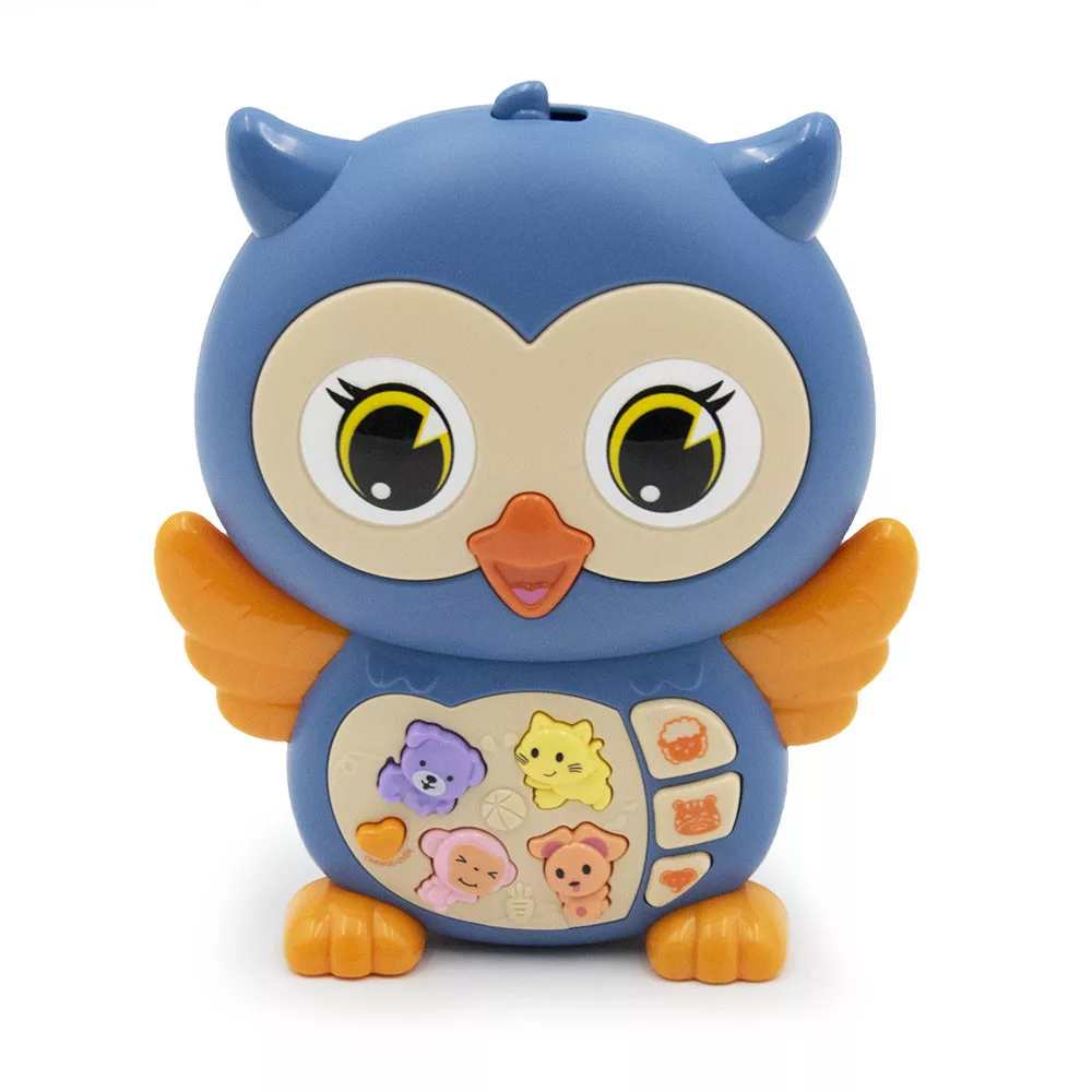 Állathangokat utánzó, zenélő bagoly oktatójáték változatos dallamokkal (BBJ) (2)