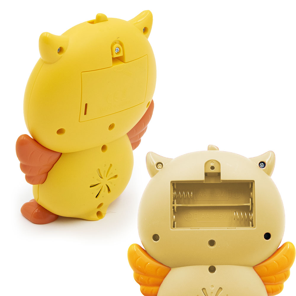 Állathangokat utánzó, zenélő mini bagoly változatos dallamokkal 1