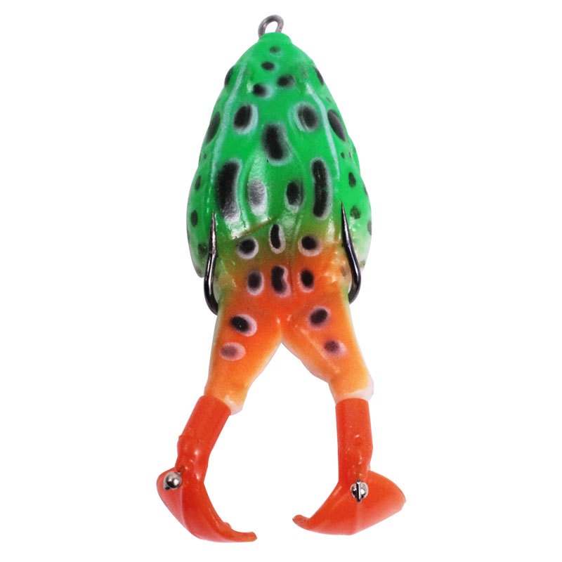 Béka alakú színes és figyelemfelkeltő csali mozgó lábakkal (5)
