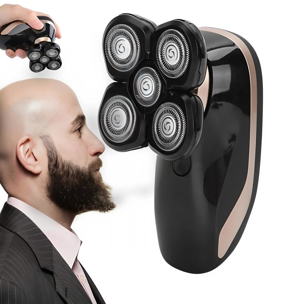 Boxili ötfejes prémium elektromos vezeték nélküli borotva – digitális kijelzővel a tökéletes borotválkozásért 5