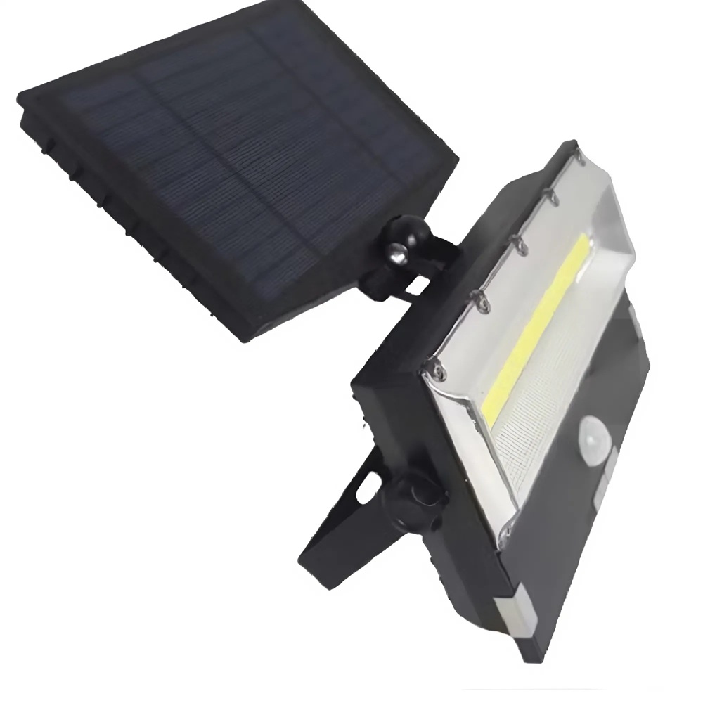 COB_napelemes_LED_reflektor_3_üzemmóddal_hatékony,_energiatakarékos_világítás_kültéri_használatra