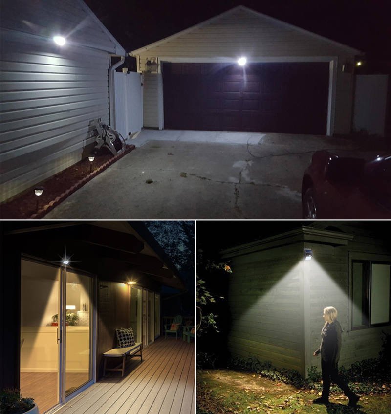 E.B. napelemes mozgásérzékelős szolár lámpa – 20 LED (5)