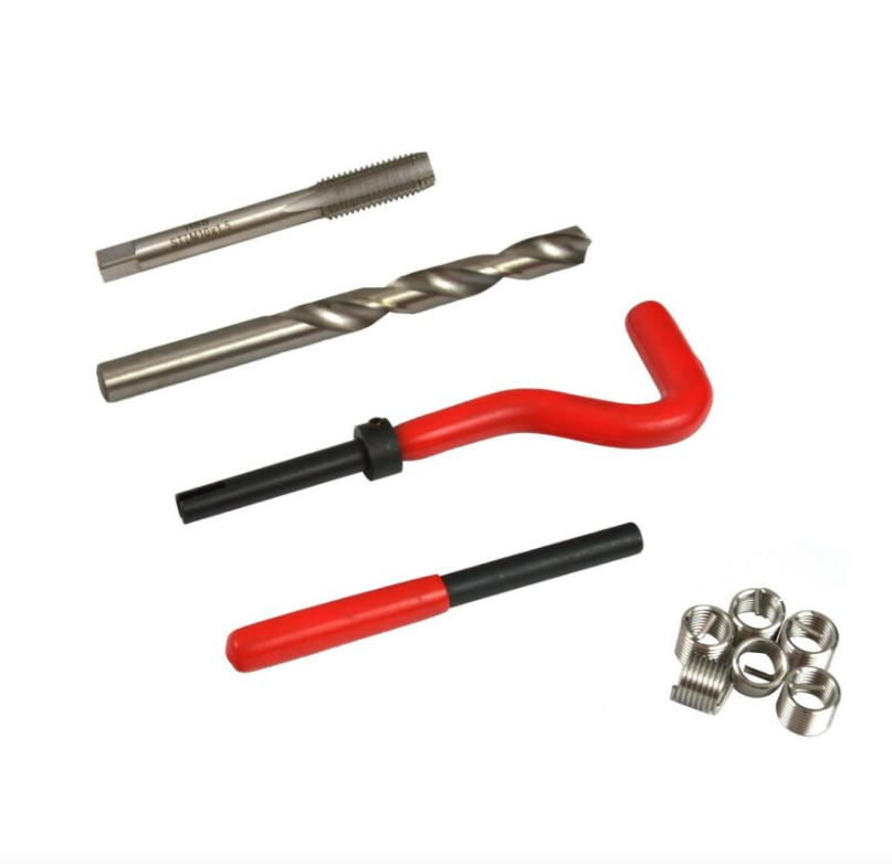 Flinke 98 részes menetjavító készlet praktikus fém tárolóbőröndben 2