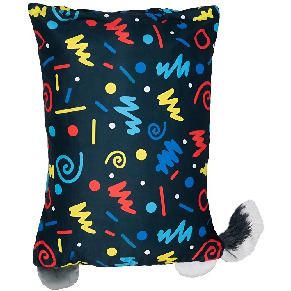 Fluffaluff husky pets ultra puha szunyókáló plüss párna – tökéletes ölelhető alvópárna gyermekeknek (BBM) 5