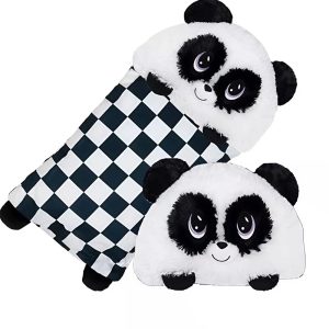 Fluffaluff panda pets ultra puha szunyókáló plüss párna – tökéletes ölelhető alvópárna gyermekeknek (BBM) - 4. kép
