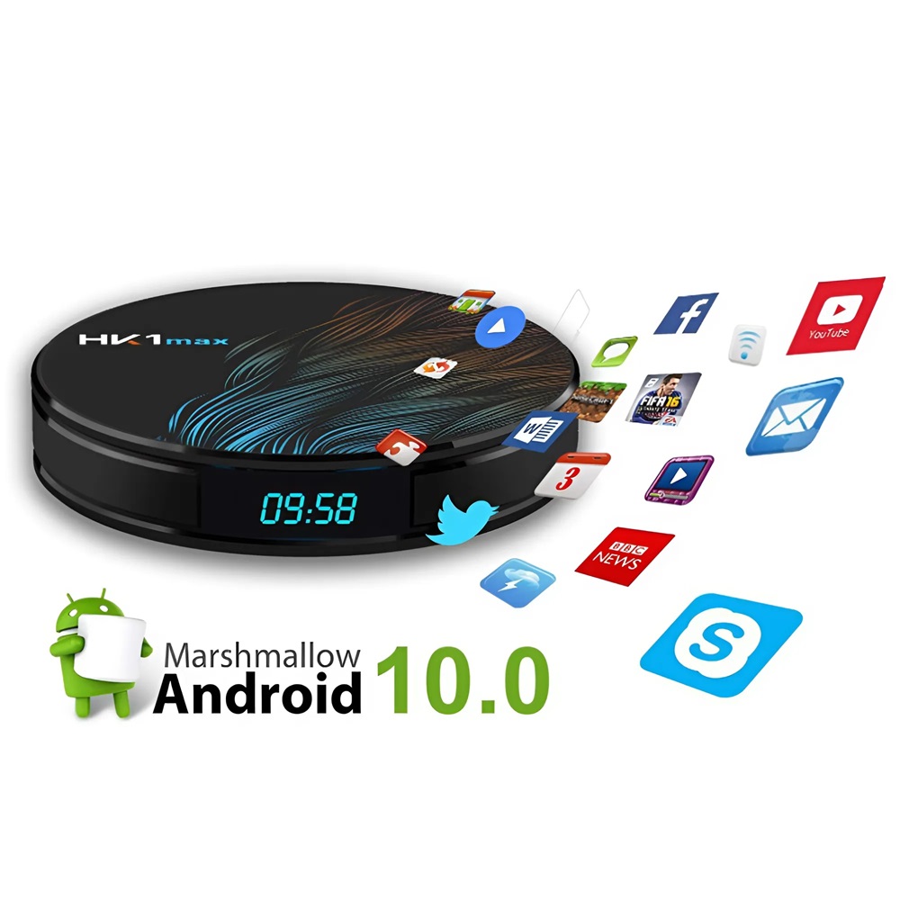 HK1 Max Smart Ultra HD TV Box – 8K Android 9.0 TV Okosító, 4GB RAM, 64GB ROM (BBV) 4