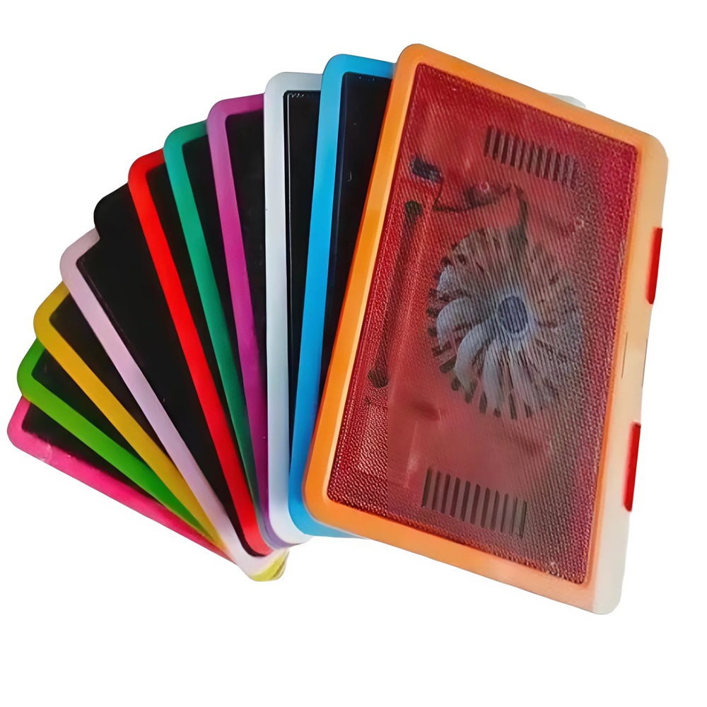 Hordozható laptop hűtőpad – erőteljes ventilátoros hűtőrendszerrel az optimális hűtéséhez 17”-os laptopokig 10