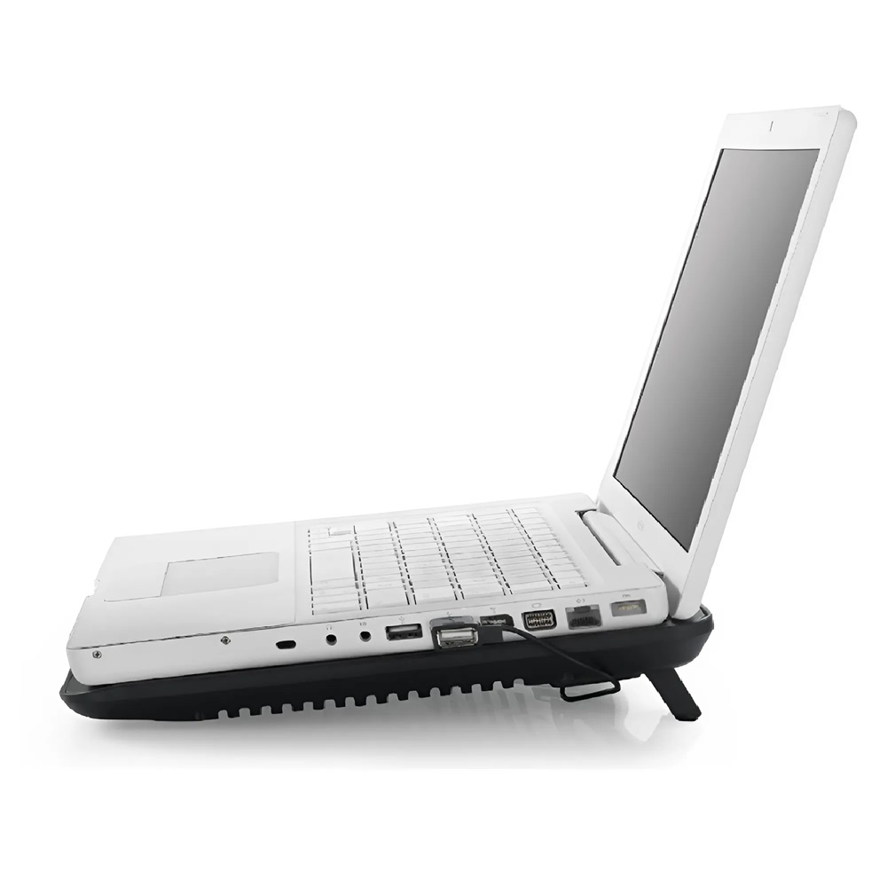 Hordozható laptop hűtőpad – erőteljes ventilátoros hűtőrendszerrel az optimális hűtéséhez 17”-os laptopokig 6