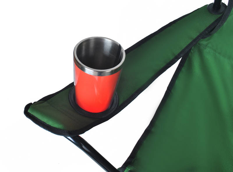 Italtartós kemping-horgász szék zöld színben1