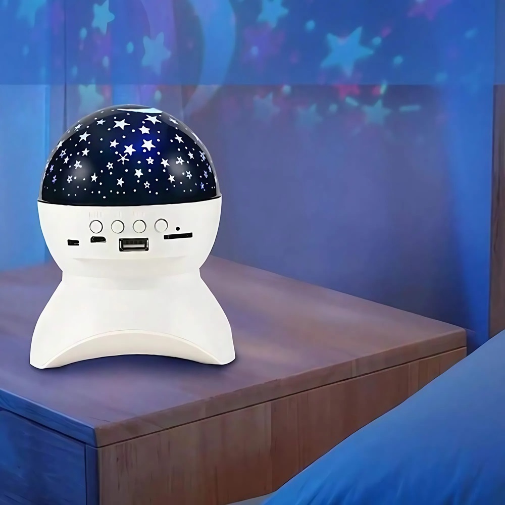 LED csillagos égbolt projektor bluetooth hangszóróval és telefonos vezérléssel – varázslatos éjszakai fény (BBV) 2