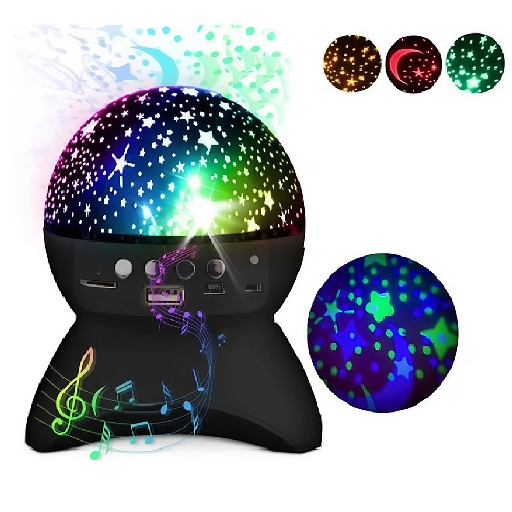 LED csillagos égbolt projektor bluetooth hangszóróval és telefonos vezérléssel – varázslatos éjszakai fény (BBV)