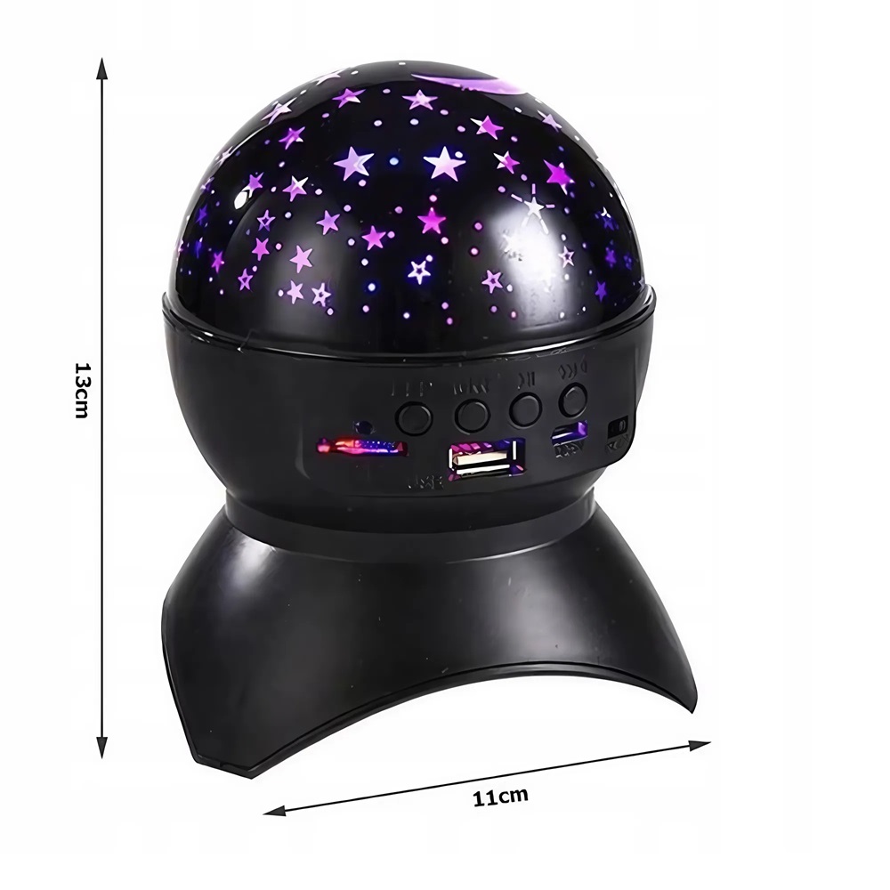 LED csillagos égbolt projektor bluetooth hangszóróval és telefonos vezérléssel – varázslatos éjszakai fény (BBV) 5