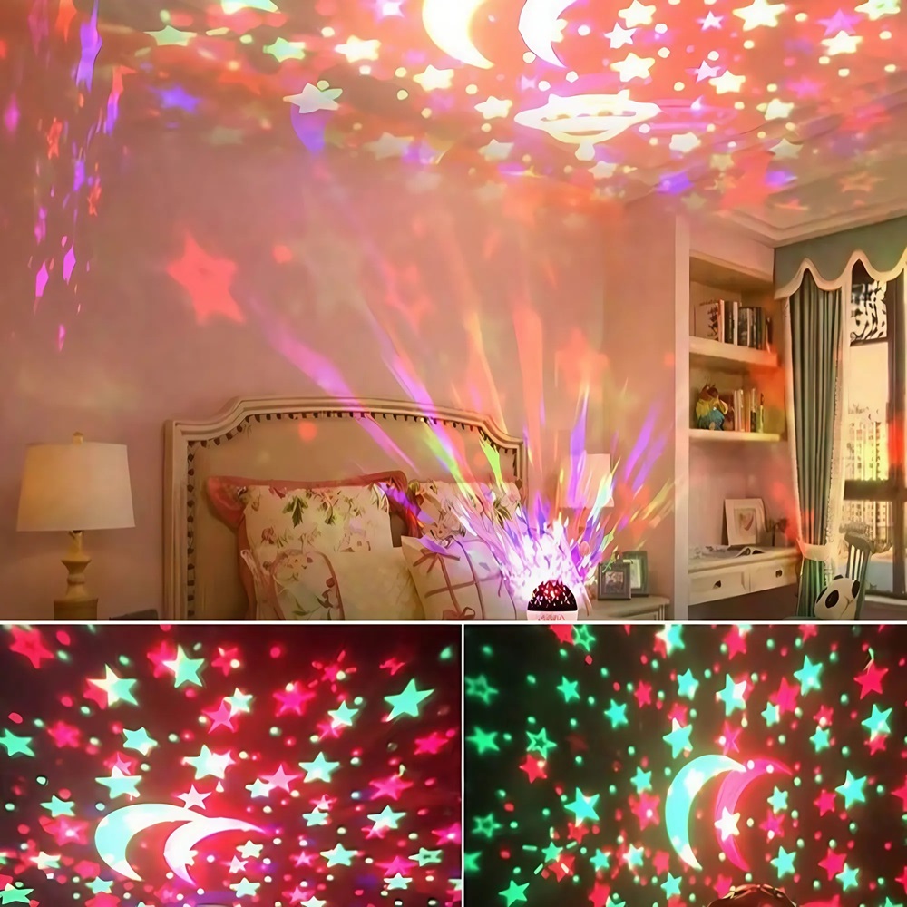 LED csillagos égbolt projektor bluetooth hangszóróval és telefonos vezérléssel – varázslatos éjszakai fény (BBV) 6