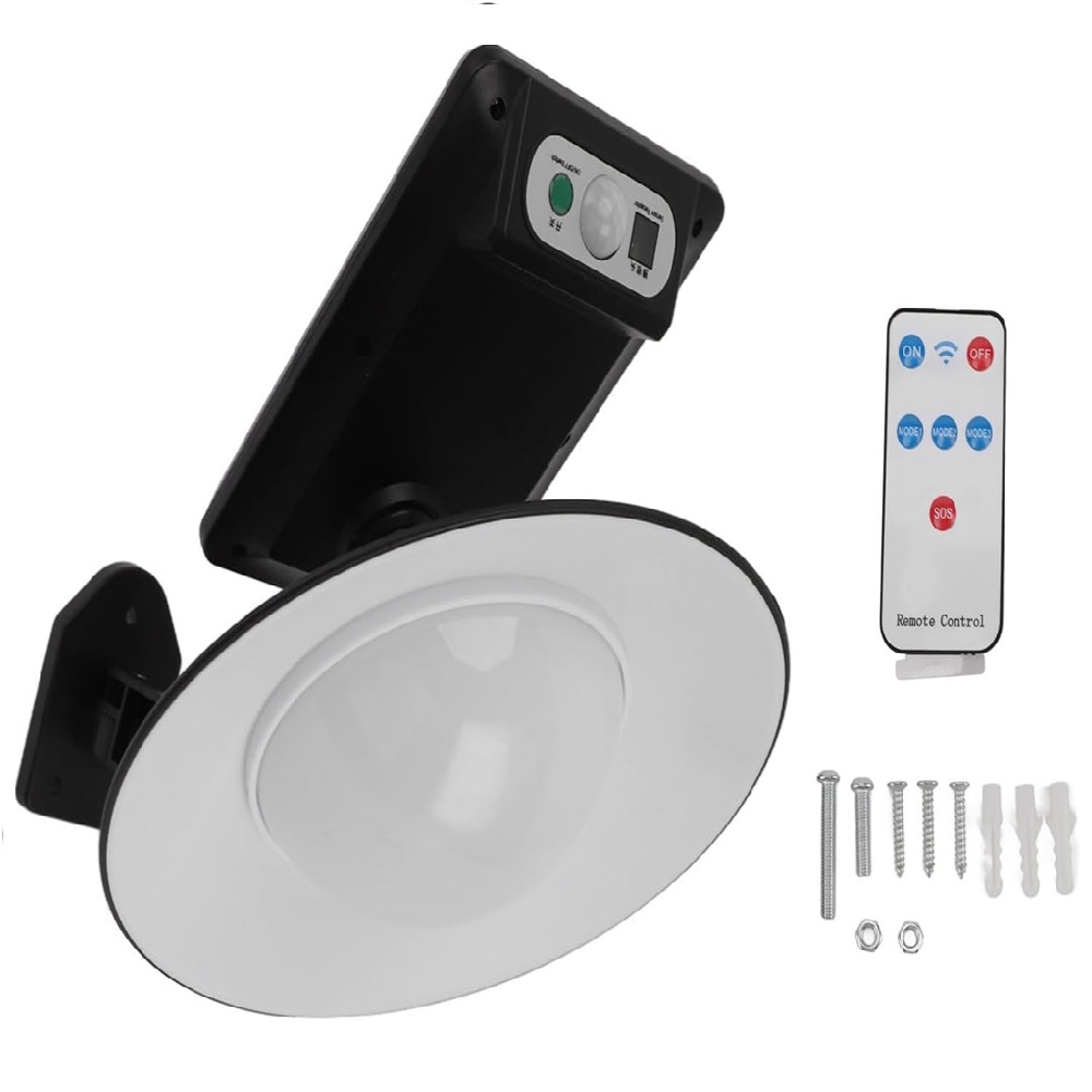 LED-es kültéri modern vízálló távirányítós biztonsági fényérzékelő napelemes lámpa 6