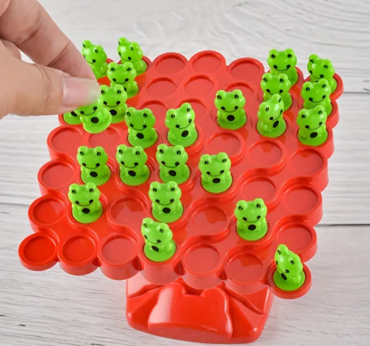 Leveli békák koncentrációt fejlesztő egyensúlyozó ügysségi játék 3