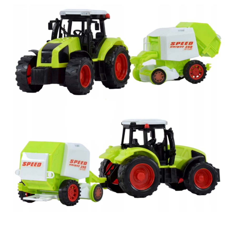 Mezőgazdasági távirányítós traktor bálázóval – fejlesztő játék gyerekeknek, szórakoztató kaland a kertben (BBJ)1