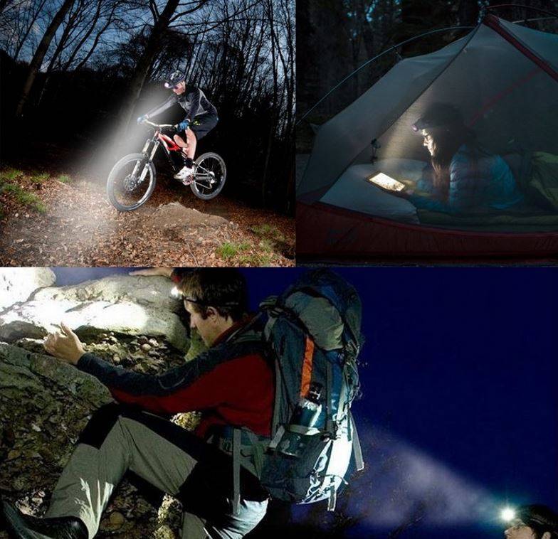 Nagy fényerejű fejlámpa 5 x T6 CREE leddel akkumulátorral – állítható pántokkal, 4 világítási móddal (BB-16144) (4)