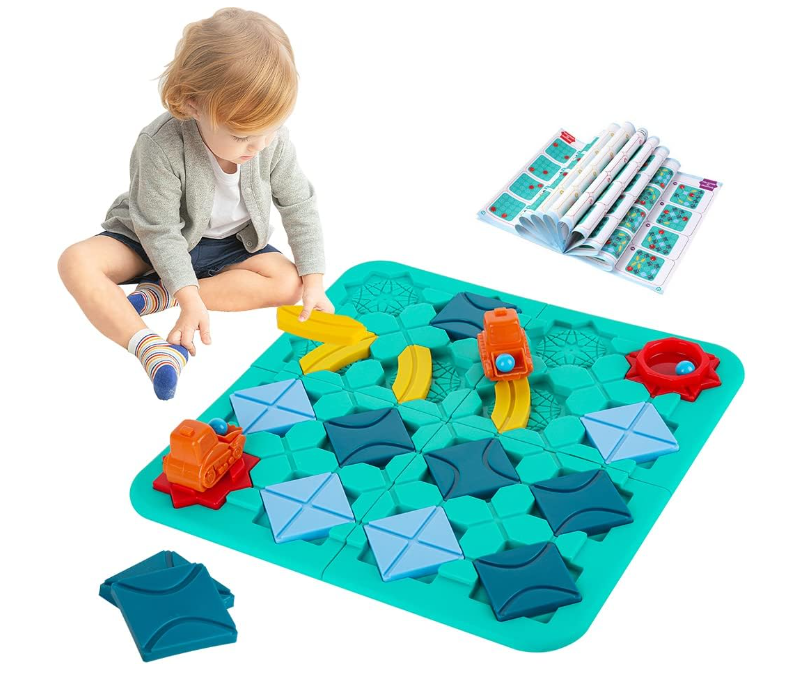 Oktató, fejlesztő autós 118 kaland labirintuspálya játék gyerekeknek (BBLPJ) 11