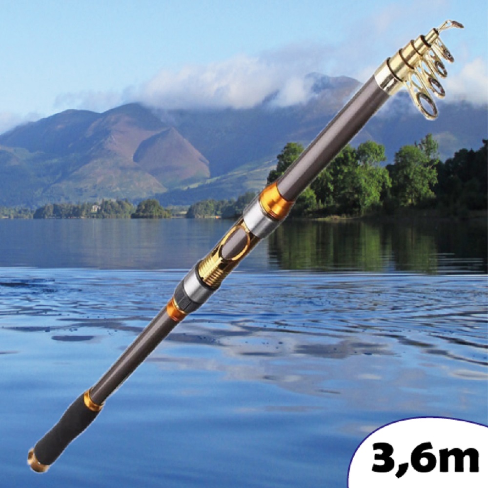 Osztott nyeles teleszkópos 3,6m 3lb bojlis bot (BBHR) (3)