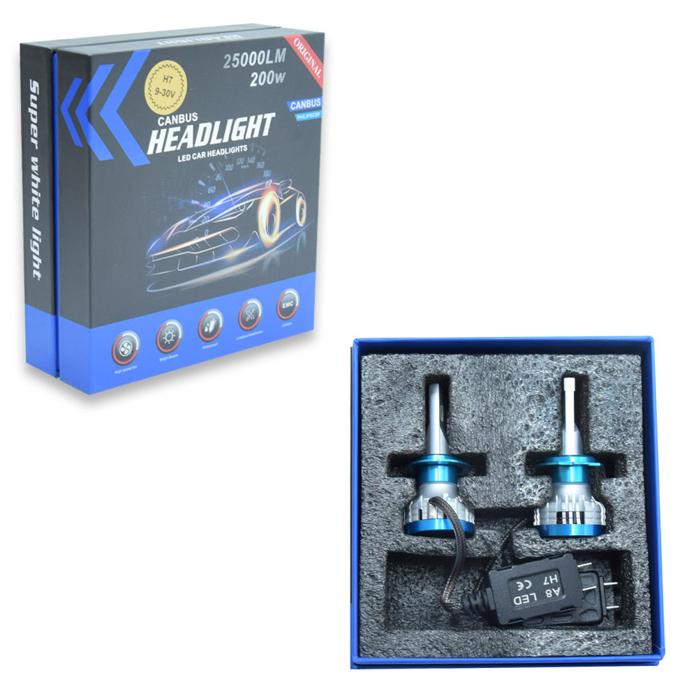 Super White canbus H7 LED fényszóró szett2222