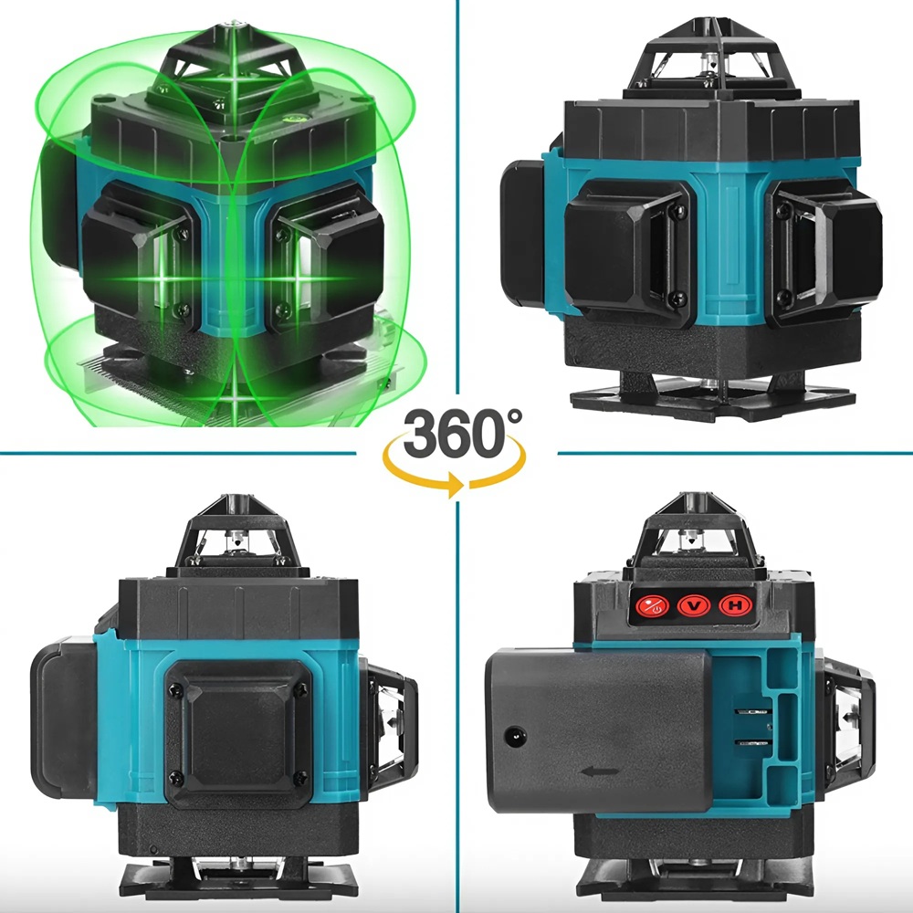 THO_LUX_lézeres_szintező_16_soros,_két_akkumulátorral,_önbeálló_funkcióval