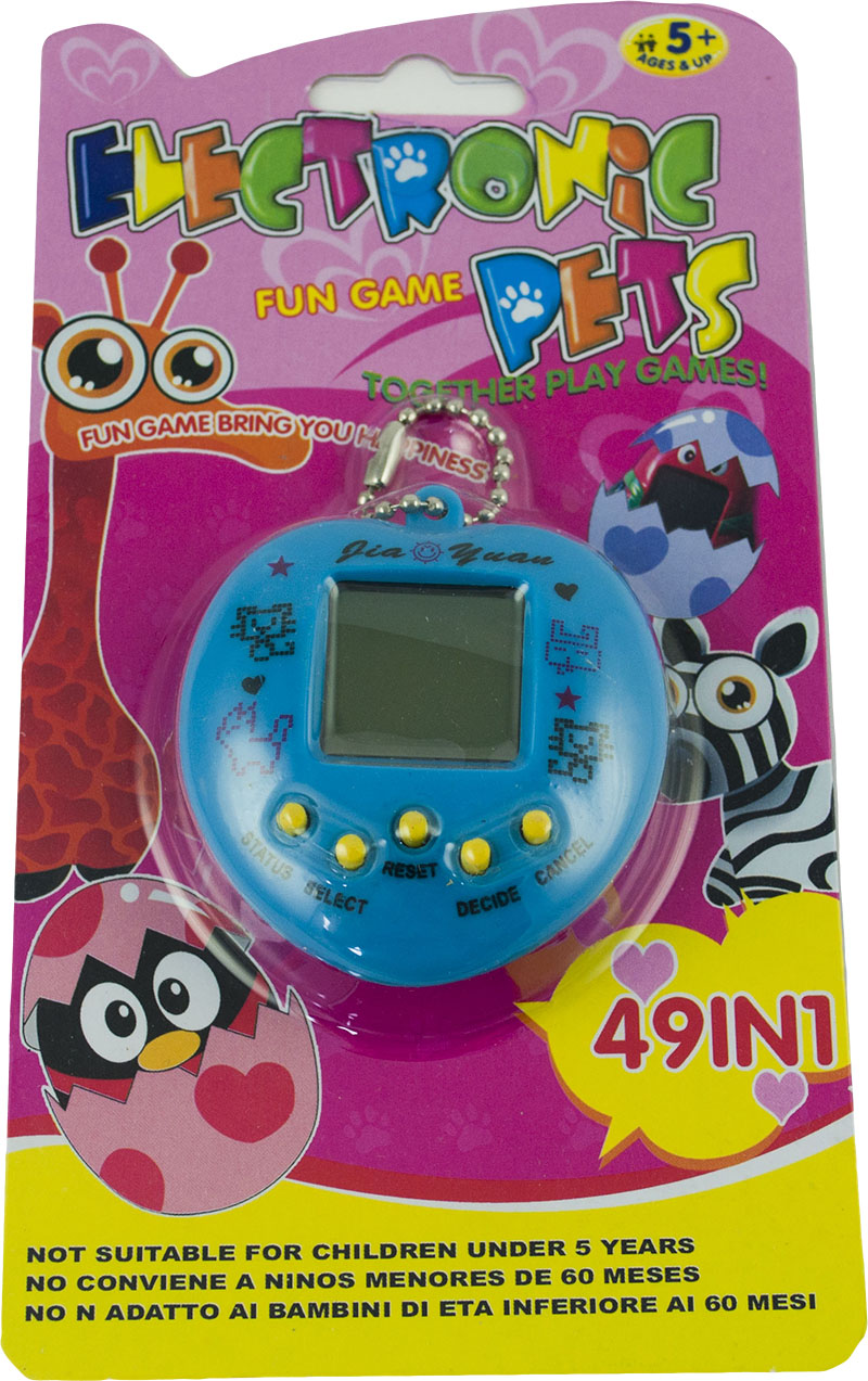 Tamagotchi virtuális kisállat (BBI-9114) kek 3