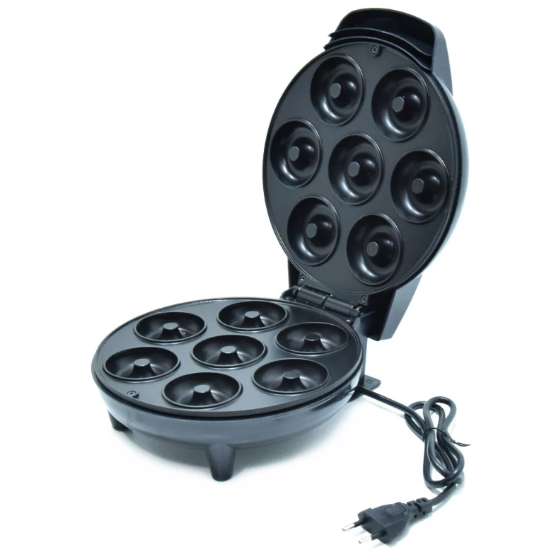 Tapadásmentes, elektromos fánkkészítő – mini kerek gömbgyűrűs fánkkészítő gép 7 db fánkhoz 1