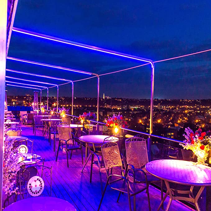 Telefonról vezérelhető 5 méteres NEON jellegű flexibilis LED fény szalag – egybefüggő fénycsík (3)