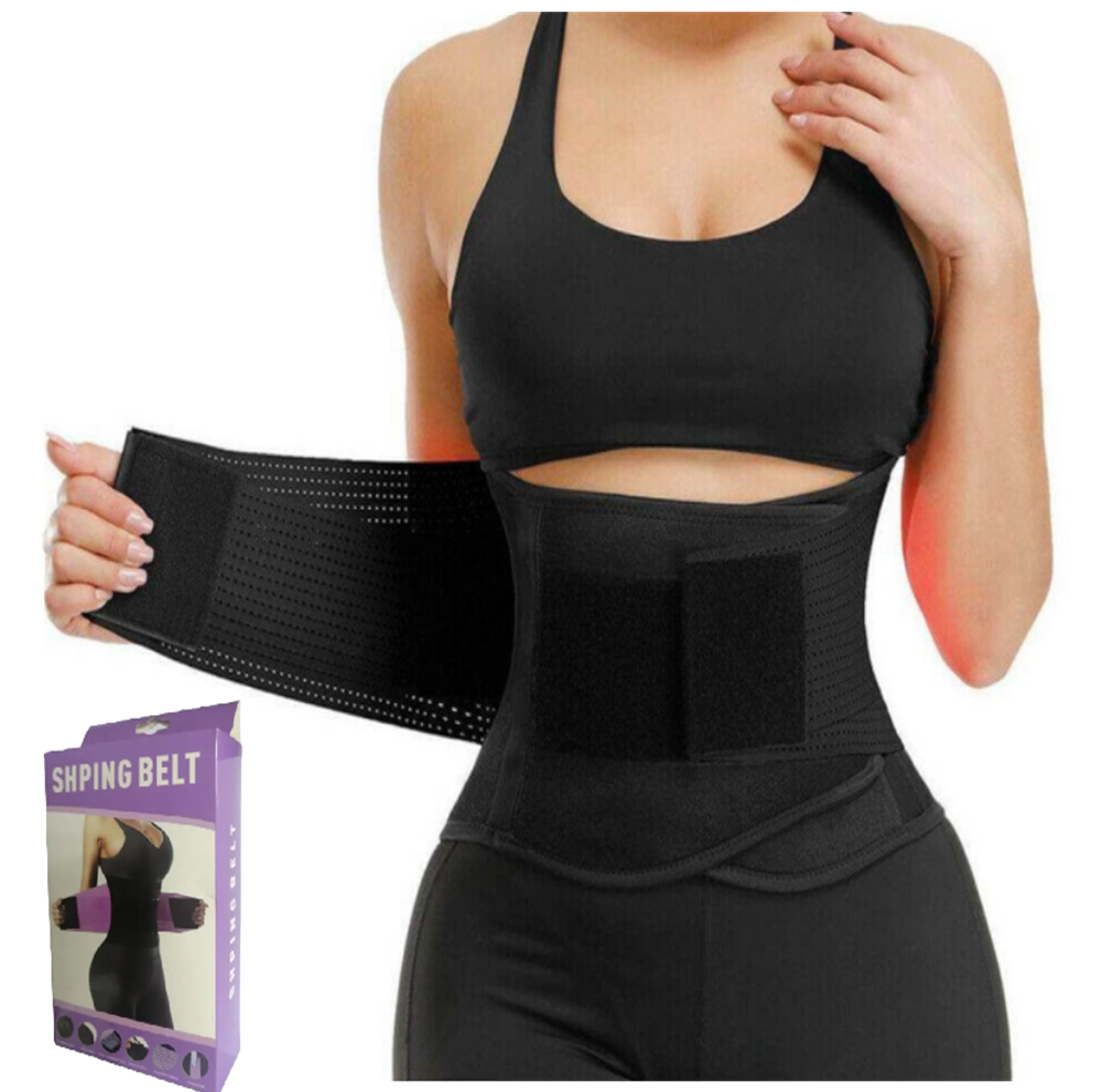Testtatást javító és alakformáló, derék karcsúsító öv neoprén anyagból L-XL méret