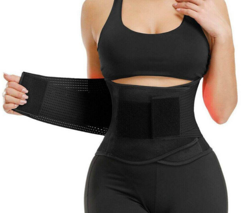 Testtatást javító és alakformáló, derék karcsúsító öv neoprén anyagból L-XL méret 10