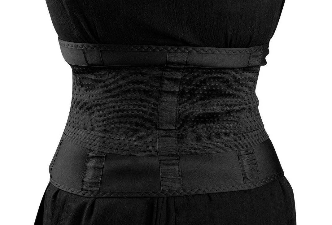 Testtatást javító és alakformáló, derék karcsúsító öv neoprén anyagból L-XL méret 8