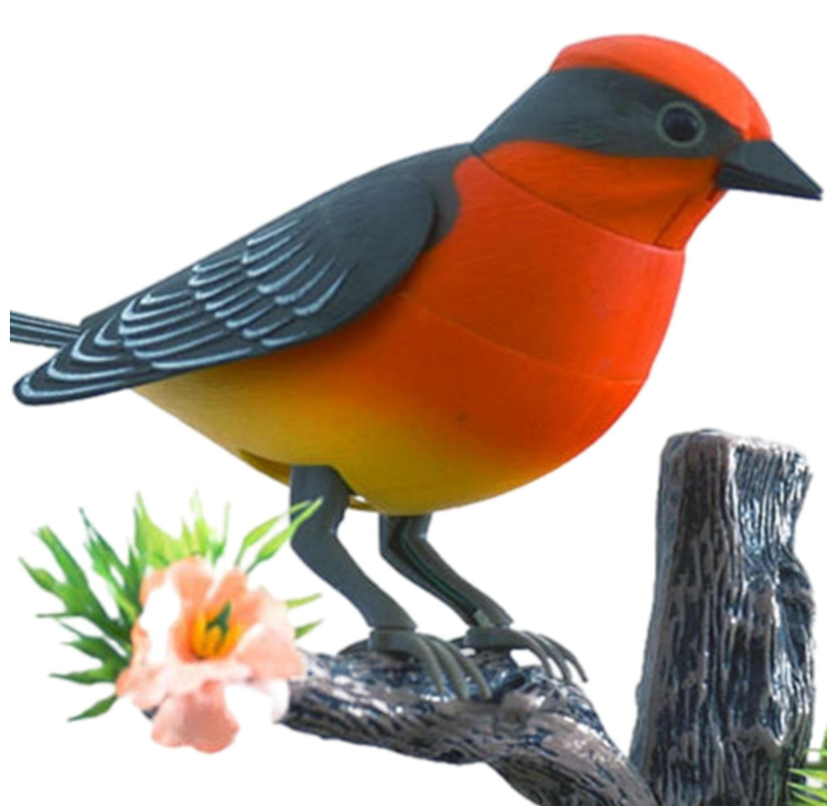 Valósághű csicsergő kismadaras toll és ceruzatartó 1