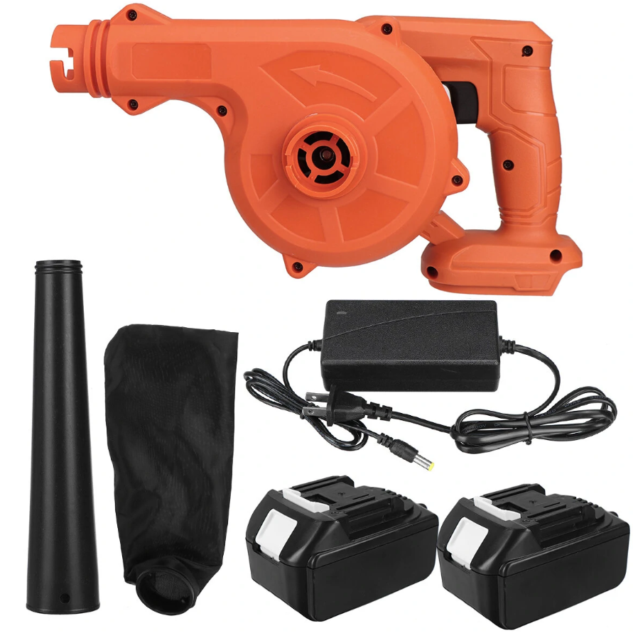 Vezeték nélküli akkumulátoros 2 az 1-ben elektromos lombfúvó és porszívó (BBV) 5