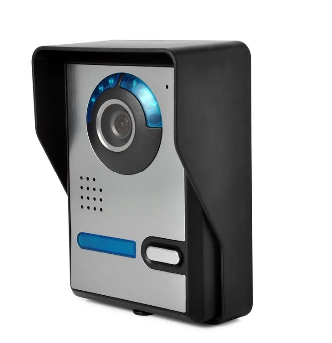 Vezetékes 7″színes kijelzős otthoni kaputelefon rendszer HD kamera, LCD képernyő, videó és hang (BBV) 5