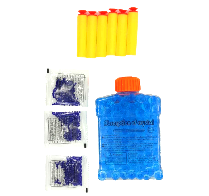 Víz zselé golyó soft gun játék pisztoly puha szivacs lövedékkel felszerelve (BBMJ) 3