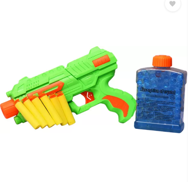 Víz zselé golyó soft gun játék pisztoly puha szivacs lövedékkel felszerelve (BBMJ) 6