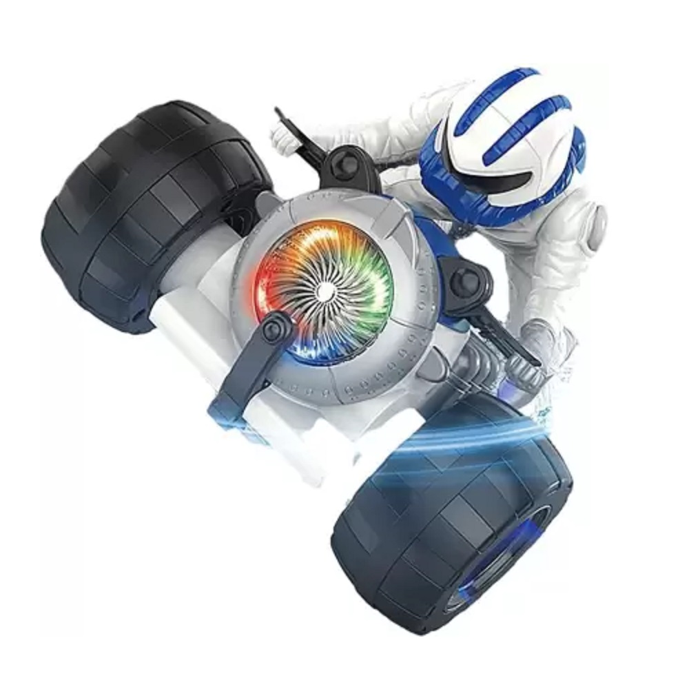 Zenélő és világító cross motoros kaszkadőr figura (3)