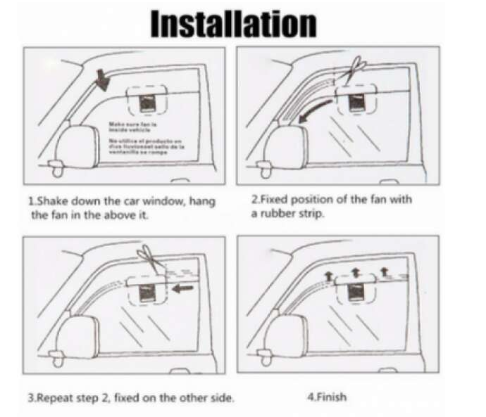 autó szellőztető ventillátor 2