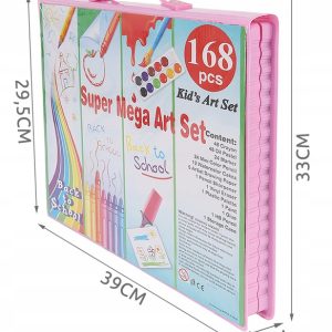 168 részes kreatív festő színező rajzkészlet pink (BBJ) - 4. kép