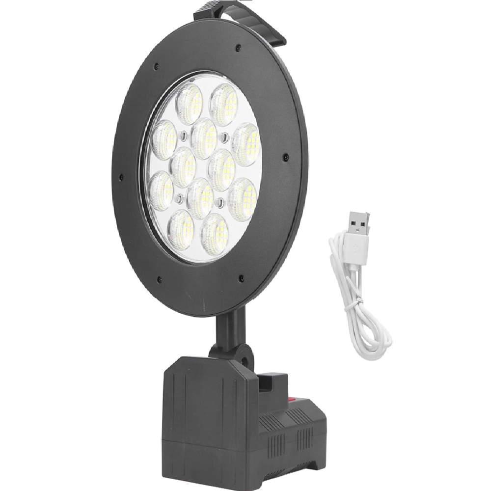 Hordozható, ultra erős, vízálló, hordozható kézilámpa 192 LED- állítható világítású keresőlámpa W872A5