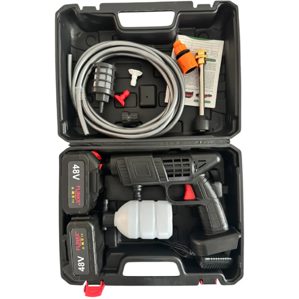 Flinke_48V_akkumulátoros_magasnyomású_mosó_pisztoly_kofferben_hordozható_tisztítórendszer_FKTP2500_BBL2