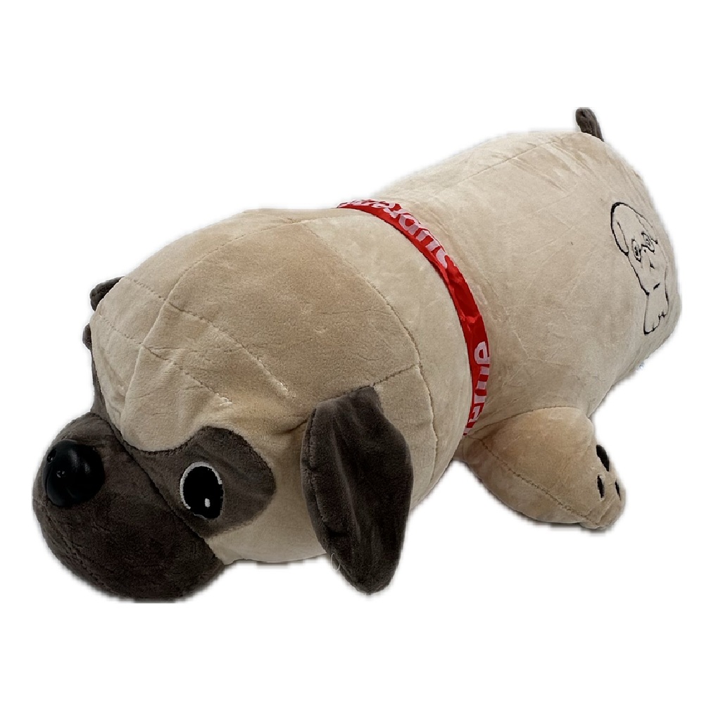 Óriás méretű 2in1 párna és plüss kutyus – pihe-puha mopsz alakú párna – 53 x 30 x 20 cm (BBJ)51