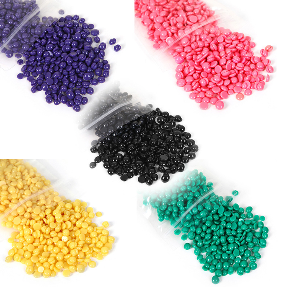 100 g gyantagyöngy – professzionális szőrtelenítő viasz gyantamelegítőhöz, bőrbarát formula otthoni és szalonhasználatra – Levendula lila (BLLV)