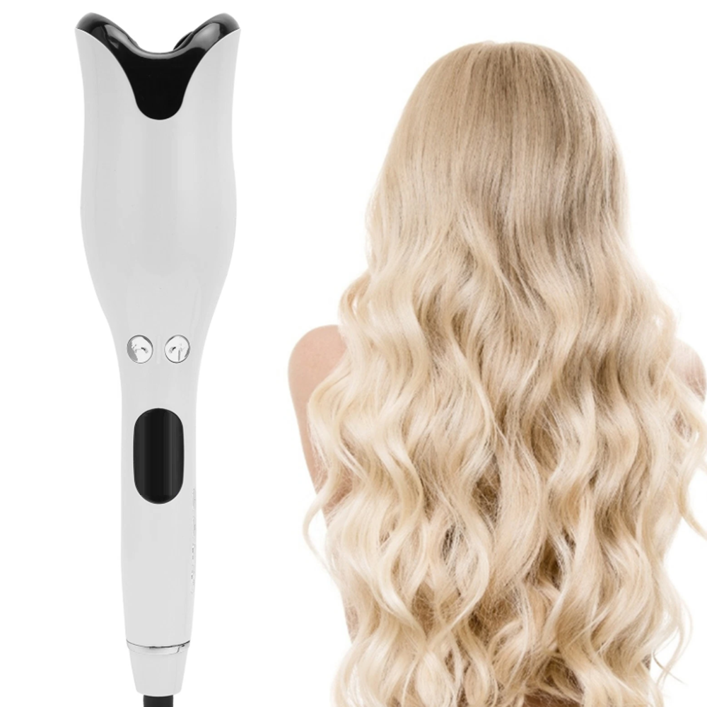 MAC Automata hajgöndörítő – Kerámia bevonatú, gyors és egyszerű göndörítés minden hajtípushoz, otthoni és profi használatra – fehér (BLLV)13