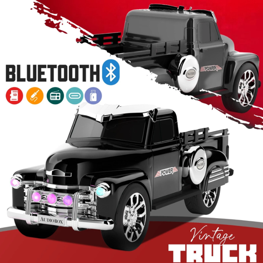 1953 Chevy 3100 Pickup Teherautó Retro Bluetooth Hangszóró TWS USB FM TF WS-695 (BBD) 1