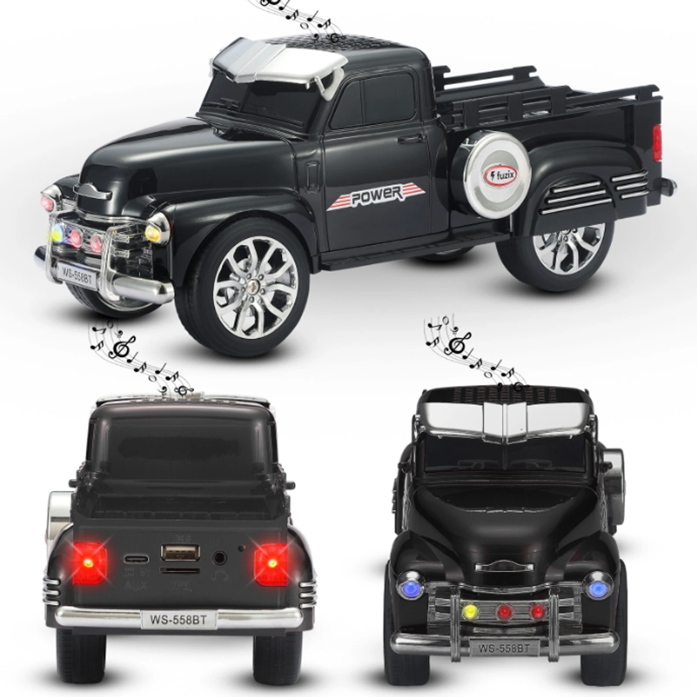 1953 Chevy 3100 Pickup Teherautó Retro Bluetooth Hangszóró TWS USB FM TF WS-695 (BBD) 6