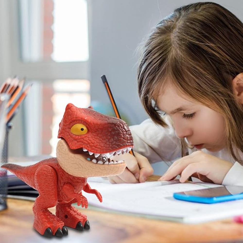 Dinoszaurusz írószer készlet 5 az 1-ben tolltartóval és hegyezővel (BBJ) 2