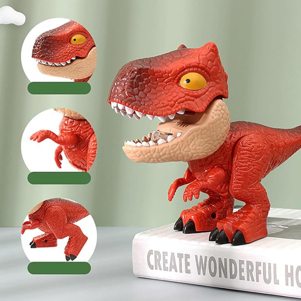 Dinoszaurusz írószer készlet 5 az 1-ben tolltartóval és hegyezővel (BBJ) 4